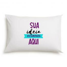 Almofada Retangular Tecido Poliéster 300x200cm Branca Sublimação Estampa 280x190mm Estampa só frente