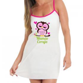 Camisola Poliéster Estampa A4 Branca Sublimação Viés e Alça Coloridos 